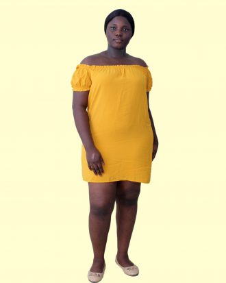 Mustard Swing Dress