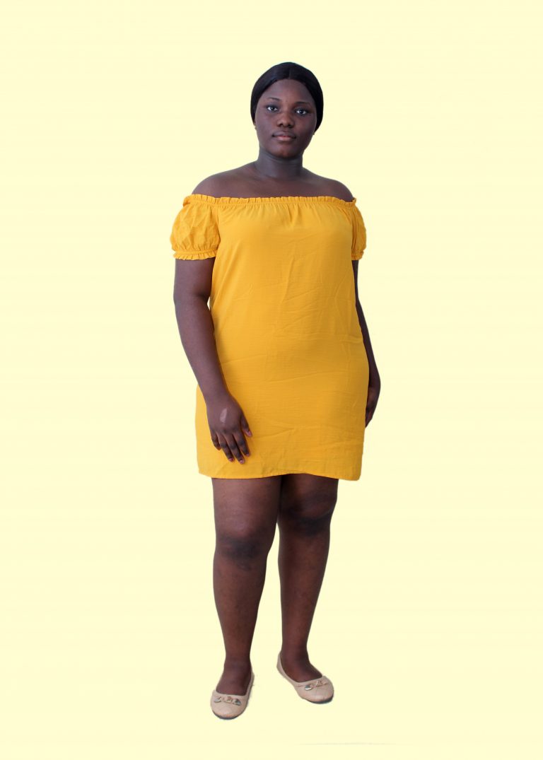 Mustard Swing Dress