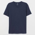 V Neck T-shirt - Grey