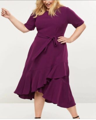 Layered Dress-Purple